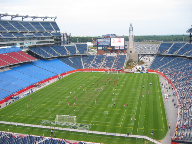 Current picture of Gillette Stadium